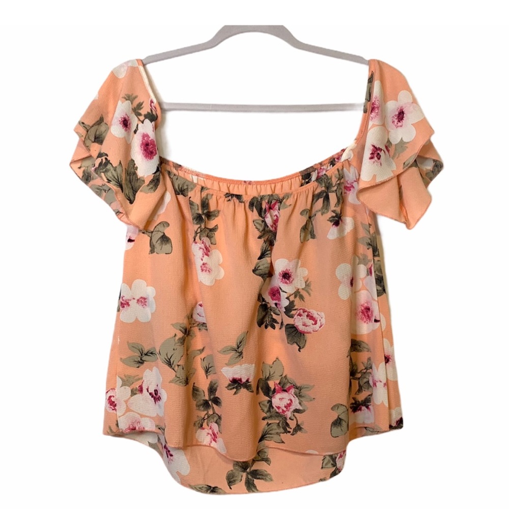 Vivace Blouse Short Sleeve off Shoulder Top Size: